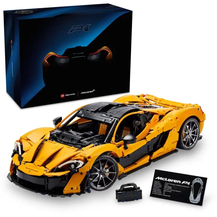 LEGO 42172 Technic McLaren P1 Hipercoche, set para adultos, regalo para fans de los vehículos - 1