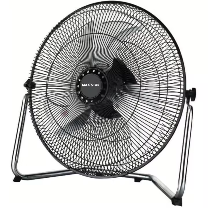 Ventilador Industrial de Suelo y Sobremesa 80W – 3 Velocidades, Aspas Metálicas 18", Parrilla Reforzada, Alto Caudal de Aire, Motor Potente y Silencioso - 1