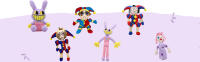 XOKOTAKI Peluche compatible con Amazing Digital Circus. Juguete de Circo Digital, Peluche. Regalo Infantil para Niños y Niñas. - details 0