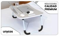 Mesa plegable sin cajón UNYCOS Mesa auxiliar, ergonómica, ideal para ordenador portátil y libros - details 0