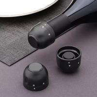 Tapa De Vino De Acero Inoxidable Pulido Premium Con Marcador De Fecha Y Tapa De Plástico Para Botella De Vino Tinto - details 4