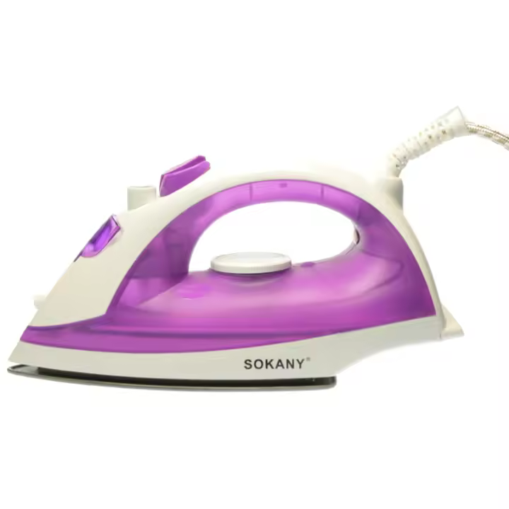 Sokany Hj-8002 Plancha Vapor 1600w Color Blanco / Morado - 1