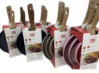 Juego de sartenes MR kitchen antiadherentes de granito 3 piezas 20-24-28 cm |   Inducción |   Mango Tacto Suave |   Sin PFOA - details 5