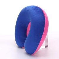 Almohada De Cuello U Inflable Para Viaje Almohada De Descanso Para Cabeza Y Espalda En Avión Almohada De Viaje De Espuma De Memoria Almohada De Descanso Fatiga Relieve - details 7