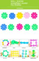 Bloques De Construcción De Formas De Navidad Para Niños 100/200 Piezas Juego De Puzzle 3D Plástico Educativo Para Niños Mayores De 3 Años - details 10