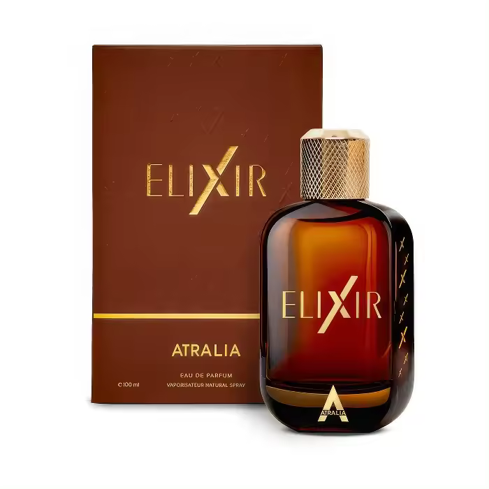 Atralia Elixir 100 ml – perfume árabe dulce-amaderado, vainilla dorada & piña exótica - 1