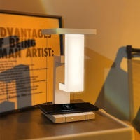 Lámpara De Escritorio LED Con Diseño Flotante Y Carga Inalámbrica 10W Control Táctil Iluminación De Noche Para Decoración Del Dormitorio - details 1