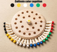 Juego De Memoria De Madera Juego De Ajedrez De Palos Tablero De Colores Juguete Educativo Montessori Para Niños Desarrollo Cognitivo - details 1