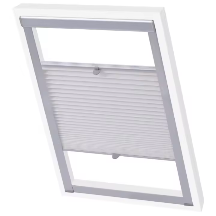 vidaXL Persiana Plisada Tela Resistente Rayos UV Código para C02 Color Blanco,  Crema, y mas - 1