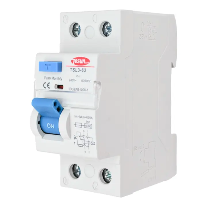 Tosunlux Interruptor diferencial residencial 25A TIPO AC 2 Polos 30mA 6KA - 1