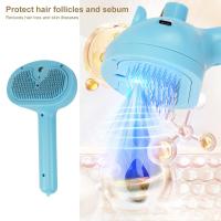 Cepillo De Baño Para Gatos Y Perros Con Tanque De Agua Y Botón De Liberación Eliminador De Pelos De Animales De Estima Plástico Sin Químicos Originario De China - details 0
