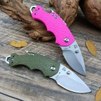 Cuchillo Plegable Táctico De Manija De Fibra De Vidrio Y Hoja De Acero Inoxidable 7Cr13Mov Para Camping Herramienta Cortante Multicolor - details 1