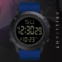 Reloj Deportivo Electrónico Para Hombres Y Adolescentes Multifuncional Impermeable Luminoso Militar Exterior LED Digital Reloj De Pulsera Para Niños - details 8