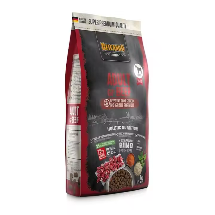 Belcando Pienso Grain Free para Perros Adultos con Ternera 1Kg - 1