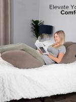 Almohada Inflable Para Elevación De Piernas Con Bolsa De Almacenamiento Versátil Almohada Para Elevación Y Circulación Sanguínea - details 1