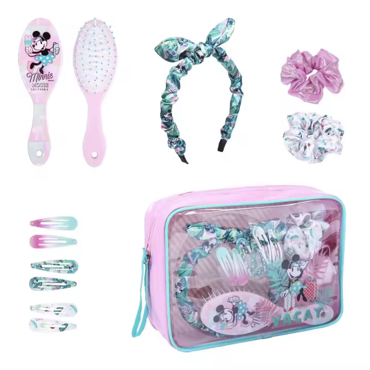 Cerda Set de Belleza Infantil Minnie Mouse Con Bolsito y Accesorios para Niñas A Partir de 3 Años - 1