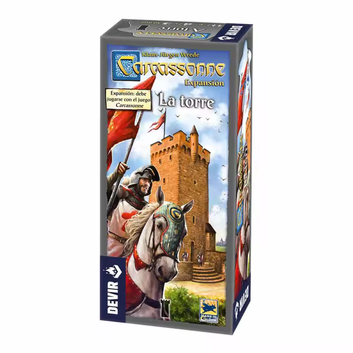 Devir Carcassonne La Torre Juego de Mesa - Nuevo a estrenar - Devir - Juego de Tablero - TOP VENTAS - 1