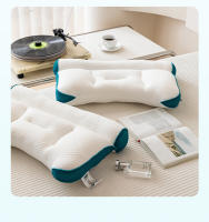 Almohada cervical de punto transpirable masaje antitracción almohada cervical núcleo hogar individual - details 2