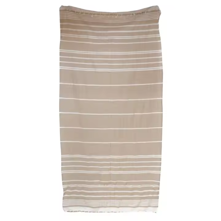 Tradineur - Toalla para playa diseño de rayas - Fabricado en Poliéster - 100 x 200 cm - Ligera y de secado rápido, suave y resistente - Color Aleatorio - 1
