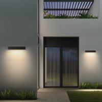 Lámpara De Pared Exterior Impermeable LED Para Puerta Farol De Lavado Larga Bandeja Courtyard Balcony Tablero De Villa Luz De Pared - details 4