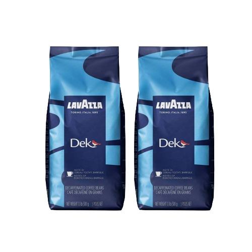 Pack 2 Bolsas Café en Grano Lavazza Descafeinado 500g