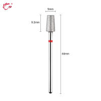 Broca De Uñas TP Para Pulir Uñas Naturales Y Arte De Cutícula Herramienta Eléctrica De Preparación De Uñas Acero Inoxidable 5x9.2mm - details 2