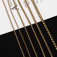 Collar Clásico De Enlace De Caja HIYEE En Negro Para Hombres Y Mujeres Acero Inoxidable Joyería DIY Regalo Con Diámetro De 2mm/3mm/4mm/5mm - details 7