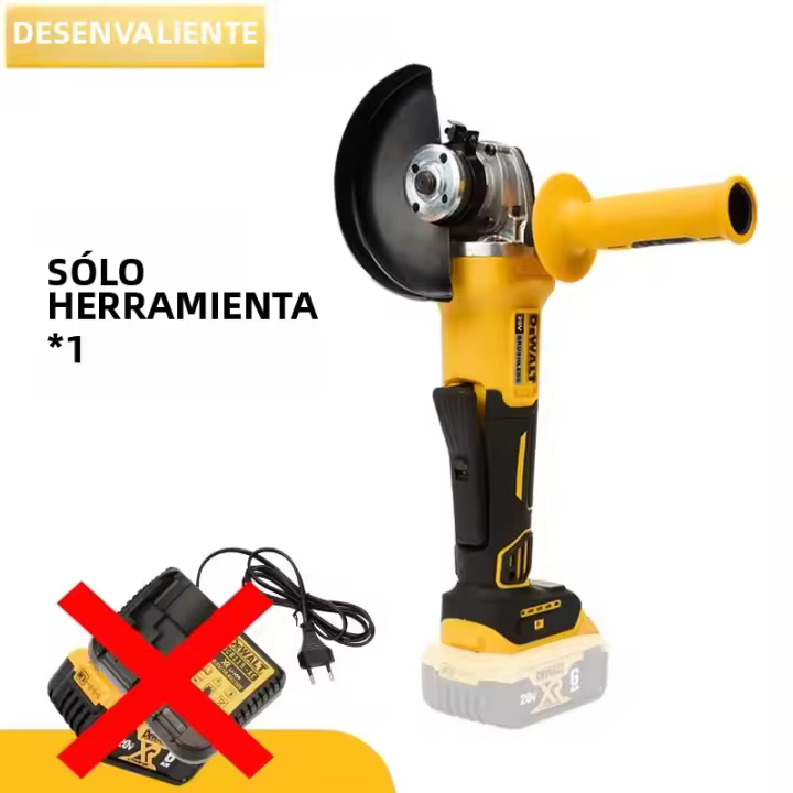 DEWALT DCG405 Máquina De Trabajo Con Corte De 125mm Cabezal Plano 18V Batería De Litio Herramienta Sin Escobillas - 1