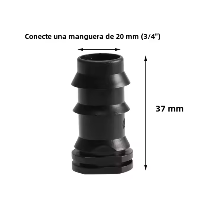 10PCS Tapa De Tubo Para Riega Jardín 16mm 20mm 25mm Sellado De Agua Plástico Cierre De Tubo De Riega Drip Fitting De Irrigación - 1