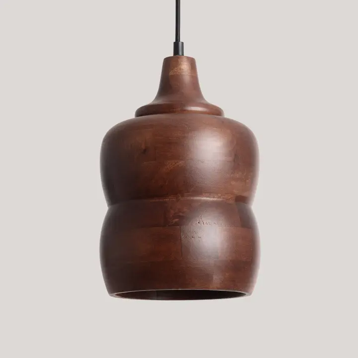 Ledkia Lámpara Colgante Madera Kanan II Natural - 1