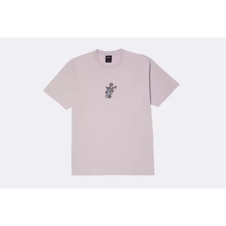 HUF Camiseta de manga corta 100% algodón Cupid Washed en color morado - Unisex - 1