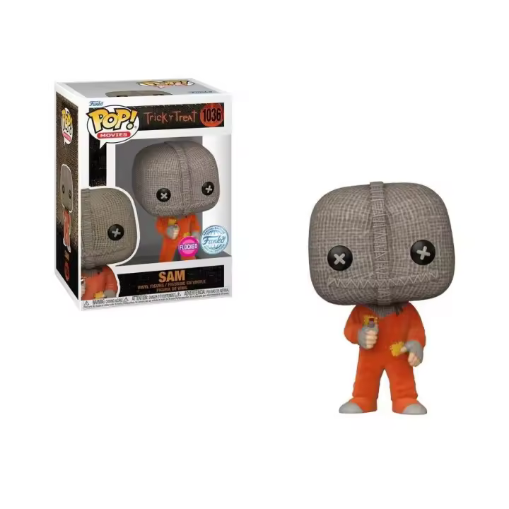 Funko Pop Sam Trick R Treat Flocked Edición Limitada Figura Coleccionable de Terror 10cm - 1