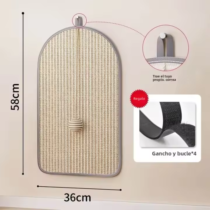 Tablero De Rasguño Para Gatos De Sisal 1PC Protección De Muebles Antirrebelde No Fácil De Deshacer Suministros Para Mascotas De Gatos Protección Contra Rasguños Del Sofá - 1