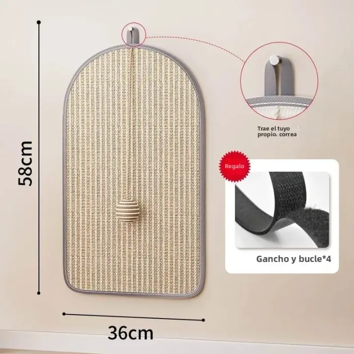 Tablero De Rasguño Para Gatos De Sisal 1PC Protección De Muebles Antirrebelde No Fácil De Deshacer Suministros Para Mascotas De Gatos Protección Contra Rasguños Del Sofá - 1