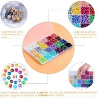 Set De 1680 Piezas De Perlas Falsas 6mm En 24 Colores Para DIY Material Para Crear Pulseras Y Collares Con Caja - details 3