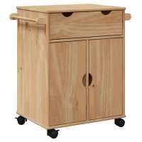 vidaXL Carrito de cocina OTTA madera maciza de pino 59x45x80 cm - details 1