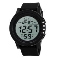 Reloj Deportivo Para Hombre YIKAZE Impermeable Con Luz Luminosa Multifuncional Militar Digital Reloj De Pulsera Electrónico Con Alarma Y Cronógrafo - details 3