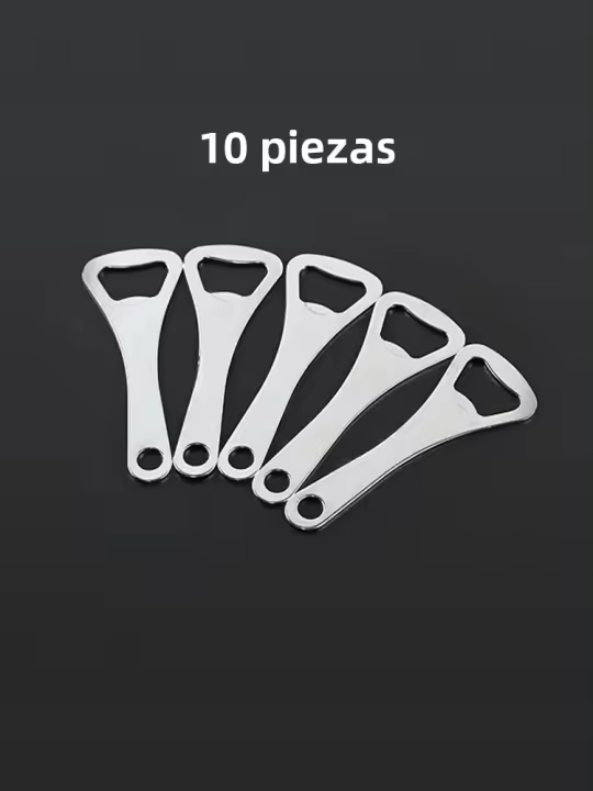 10PCS Abrecajas De Acero Inoxidable Creativo Abrebotellas Para El Hogar Herramienta De Cocina Práctica Y Duradera - 1