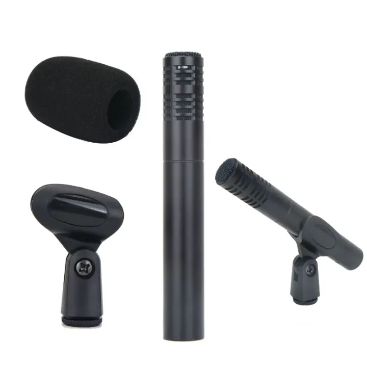 Micrófono De Palomino M914 Pequeño Diámetro Condensador Para Piano Y Grabación De Instrumentos Tipo Lápiz Soporte De Golpe - 1