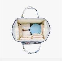 Bolso De Diaper Para Mamá Con Gran Capacidad Organizadora Bolsa De Bebé Con Estampado Floral Bolso De Mano De Moda Para Mujer Bolsa De Lactancia - details 2