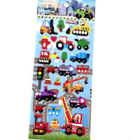 Pegatinas 3D De Burbuja Para Coche Camión Avión Vehículos Infantiles Diversión Educativa Impermeables Cartoon Anime Para Niñas Y Niños - details 6