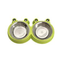 UNUSUAL- Comedero Perro Gato y Mascotas, Bebedero Perro Gatos, Doble Plato Extraíble de Acero Inoxidable, Tres colores, Comida Cuencos para Gatos, Comedero para Perros Gato Mascotas, Cuencos Dobles para Gatos, Comedero para Gatos DZL - details 0