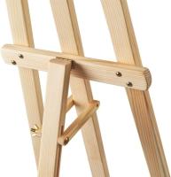 MEJORADA Caballete de Madera para Pintar de Pino Natural, Altura 120/145/170 cm, Soporte de Lienzos, Cuadros y Fotografías, Regulable y Plegable, Manualidades Niños y Adultos - details 2