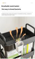 Carrito De Ruedas De Almacenamiento Móvil Estante De Libros Con 5 Niveles Para Cocina Y Dormitorio Carrito De Snacks Multicapa - details 6