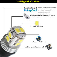 iJDM Luz Diurna LED Blanca 6000K Alta Potencia Hp24w G4 12v Para Peugeot 3008 5008 Citroen C5 Accesorios Luz Diurna Sin Errores - details 1