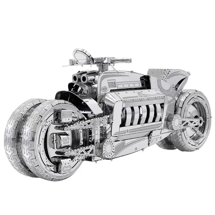 Kit De Modelos De Rompecabezas 3D De Metal Para Motocicleta DIY Puzle Láser Juguete Para Niños Material De Metal - 1