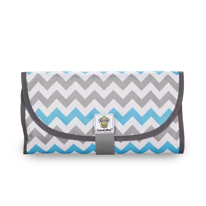 Alfombrilla De Cambio Para Bebé Portátil 3 En 1 Multifuncional Impermeable Con Bolsa De Almacenamiento Para Recién Nacidos - 1