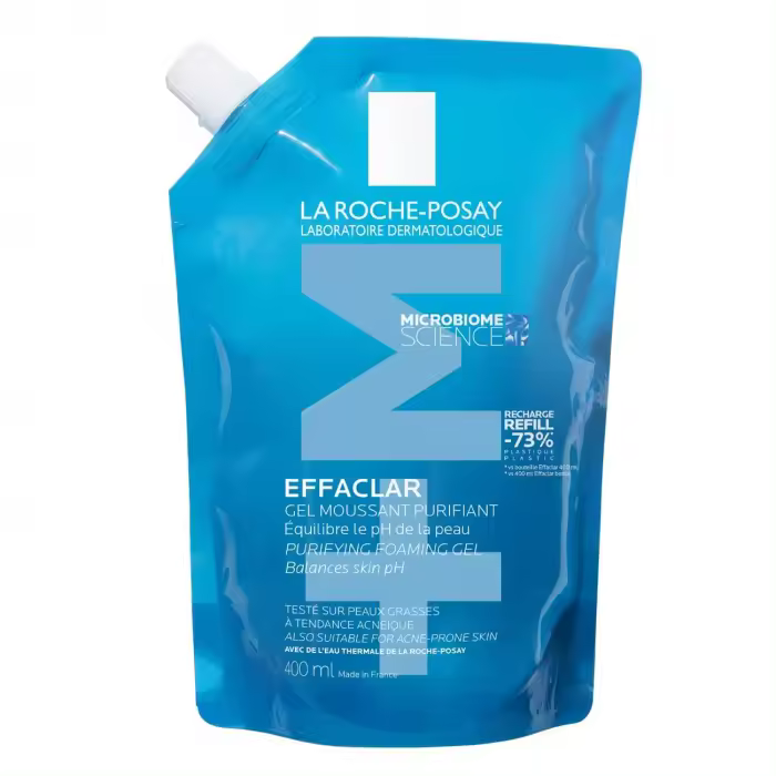 La Roche-Posay Effaclar Gel en Espuma Purificante +M Recarga 400ml - 1