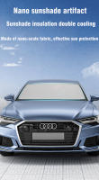 Parasol De Sol Para Coche 70x140cm Doble Capa De Protección Solar Y Aislante Para Interior Plegable Para Ventanas Y Parabrisas - details 10