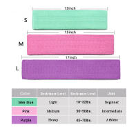 Set De 3 Bandas De Resistencia Para Deportes Y Fitness En Casa Yoga Pilates CrossFit Para Muslos Glúteos Y Piernas Adecuado Para Hombres Y Mujeres - details 0